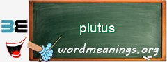 WordMeaning blackboard for plutus